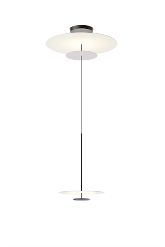 Vibia+Flat 3x LED 25W 4505lm 2700K CRI>90, hämardatav DALI/1-10V/PUSH, rippvalgusti, hall